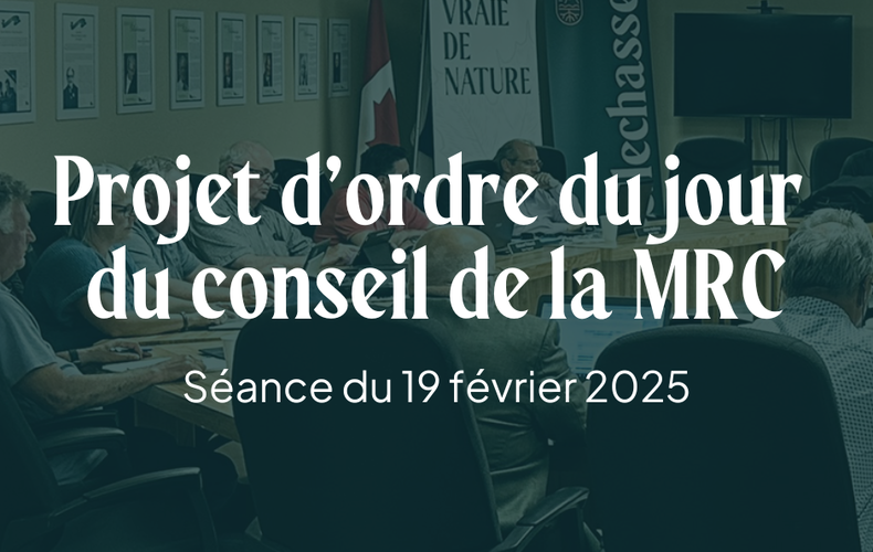 Prochaine séance du Conseil de la MRC