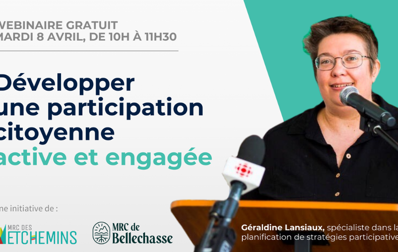 Webinaire : Développer une participation citoyenne active et engagée